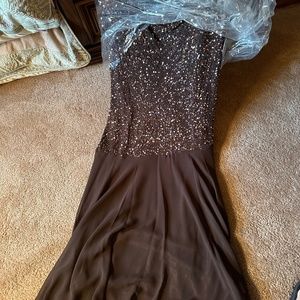 Women’s brown formal dress